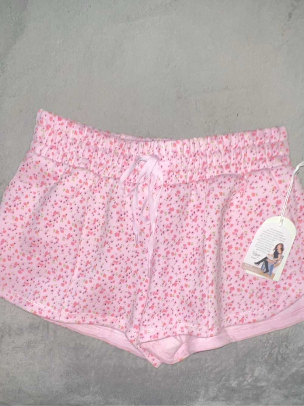 NWT Blogilates Pink Floral Lounge Shorts